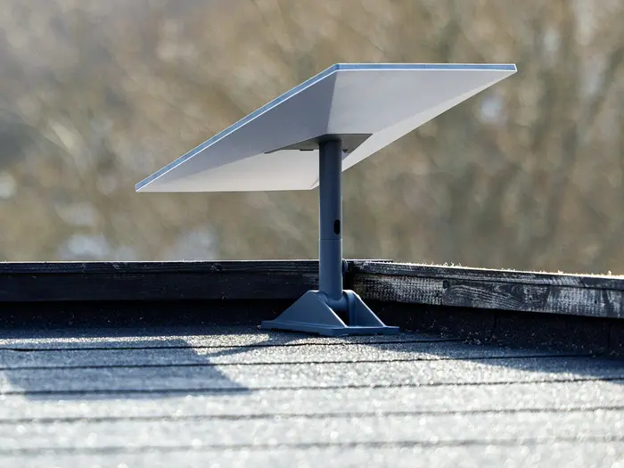 Starlink roof mount installation in Rockingham coastal home