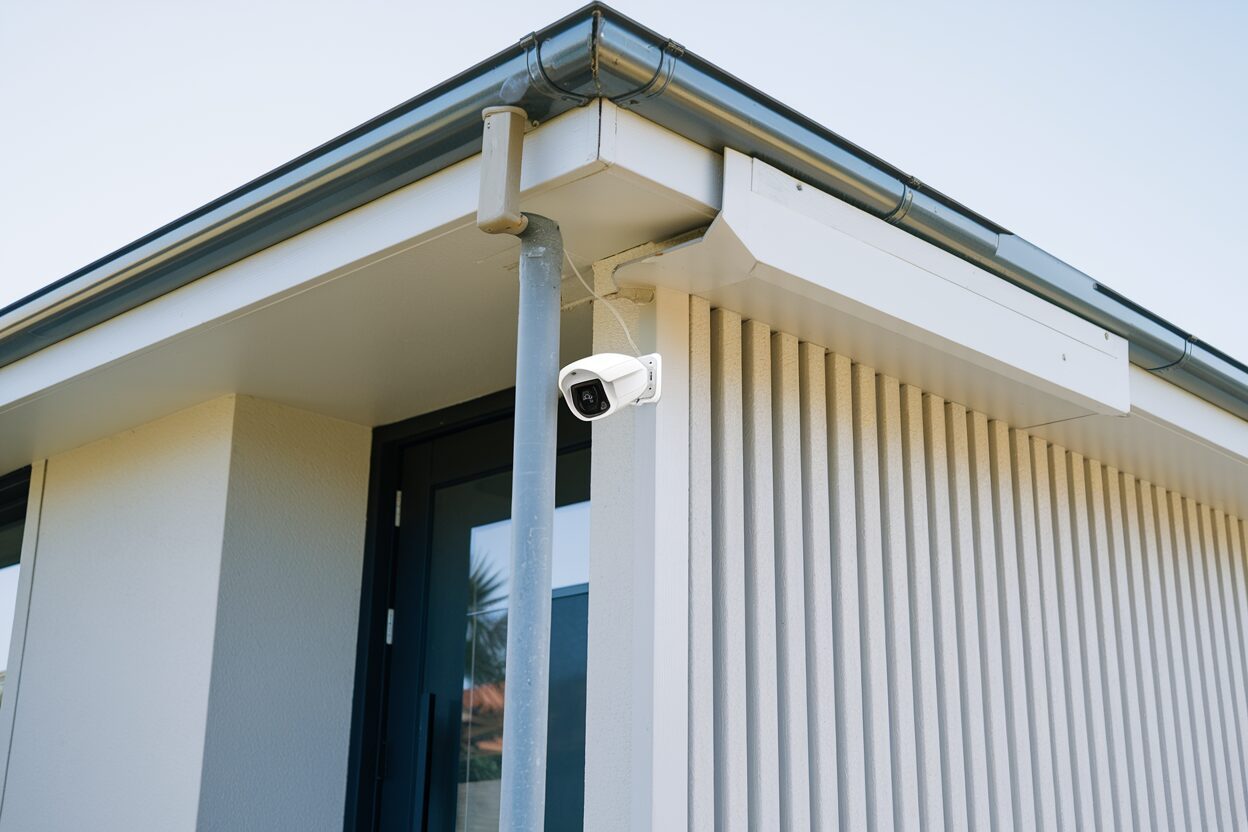 CCTV security camera installation