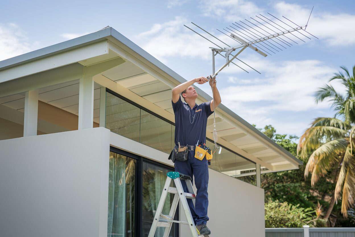 TV antenna repair service