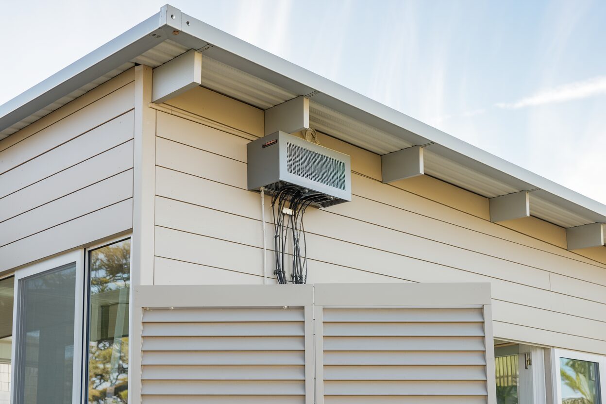 TV signal amplifier and booster installation